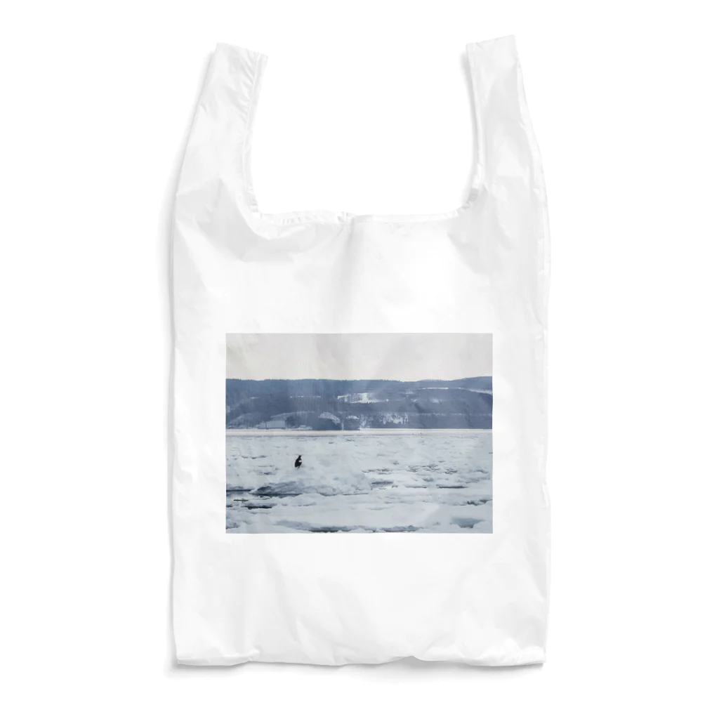 ハチドリ販売所の流氷と鳥 Reusable Bag