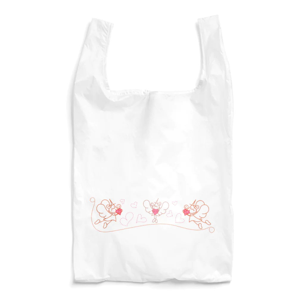 山名阿代のアルファベットエンジェルハートをギュッと Reusable Bag