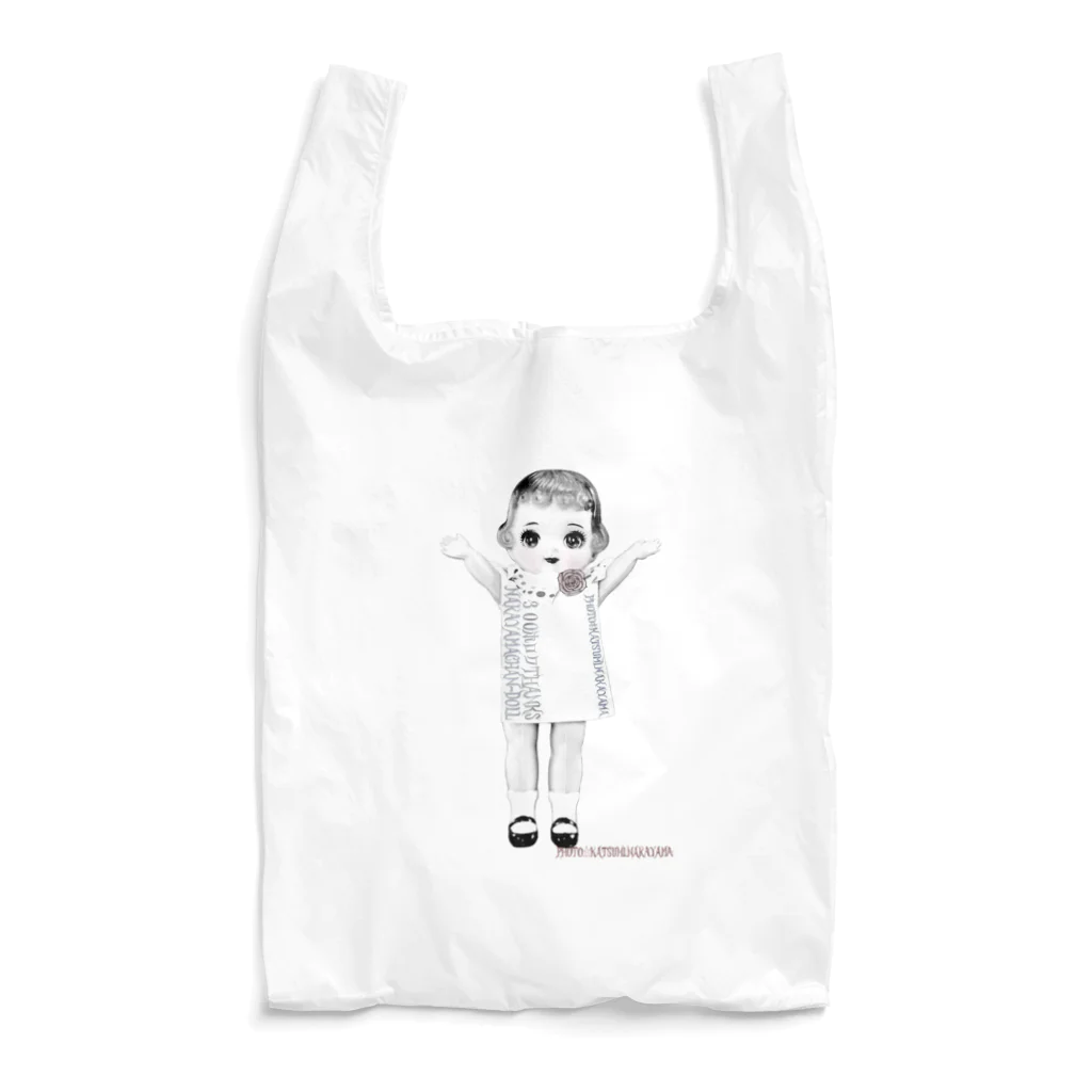 中山ちゃん人形商店の【300ホロワセルロイド人形ミーコ】全身タイプ Reusable Bag