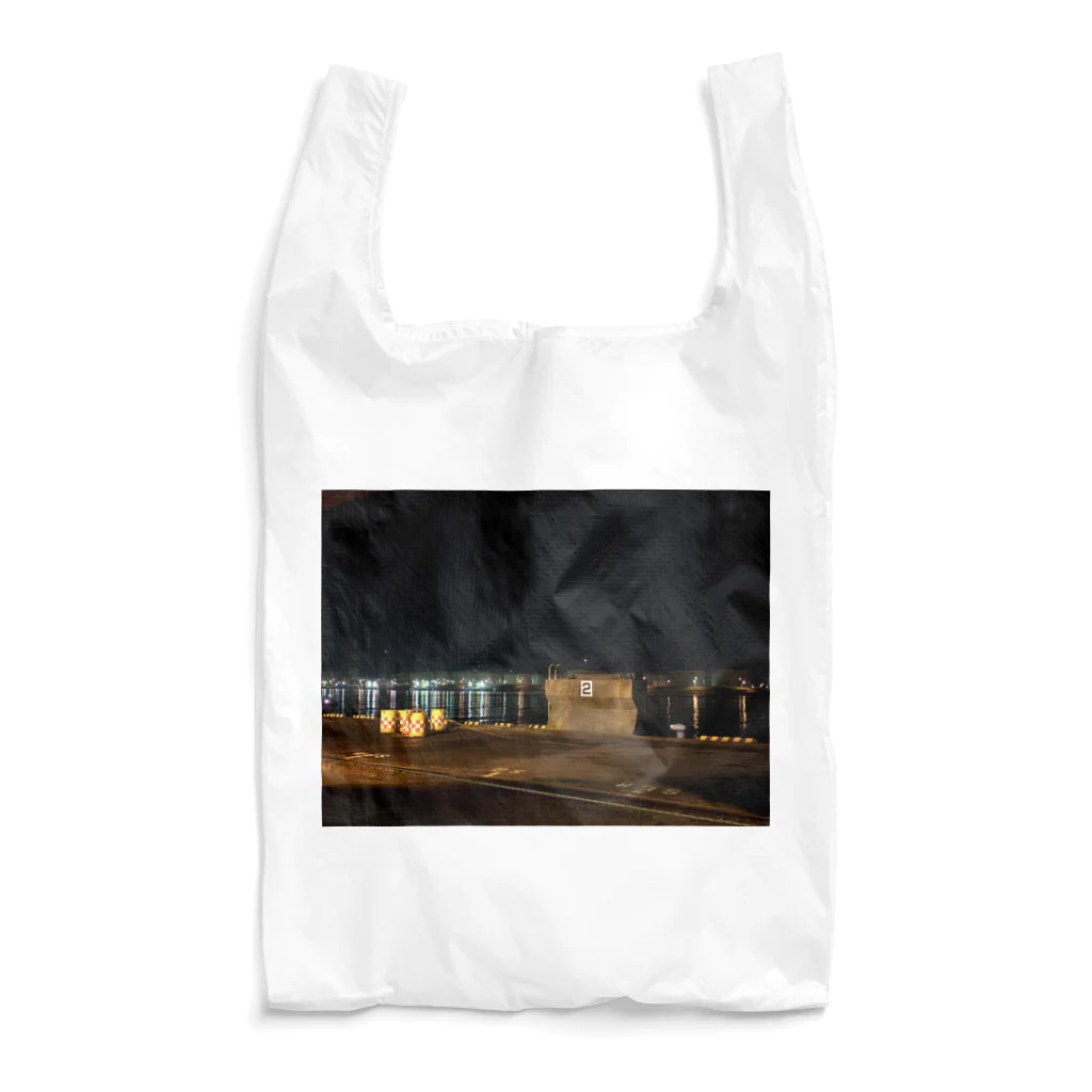 i_myu_kの夜の埠頭 Reusable Bag