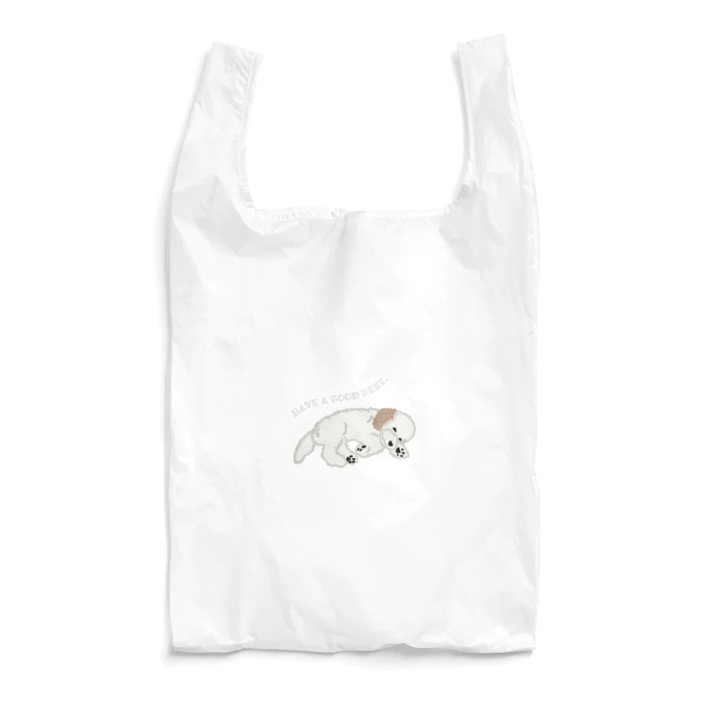 DOG FACEのトイプードル【わんデザイン 4月】 Reusable Bag