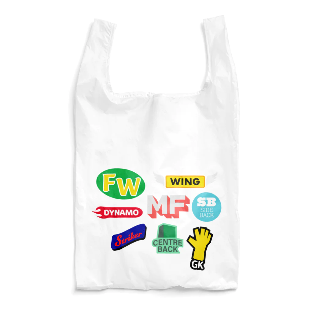 KAWAGOE GRAPHICSのサッカーワッペン Reusable Bag