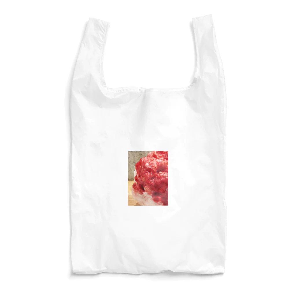 Fleurisseの真っ赤な苺のかき氷 エコバッグ