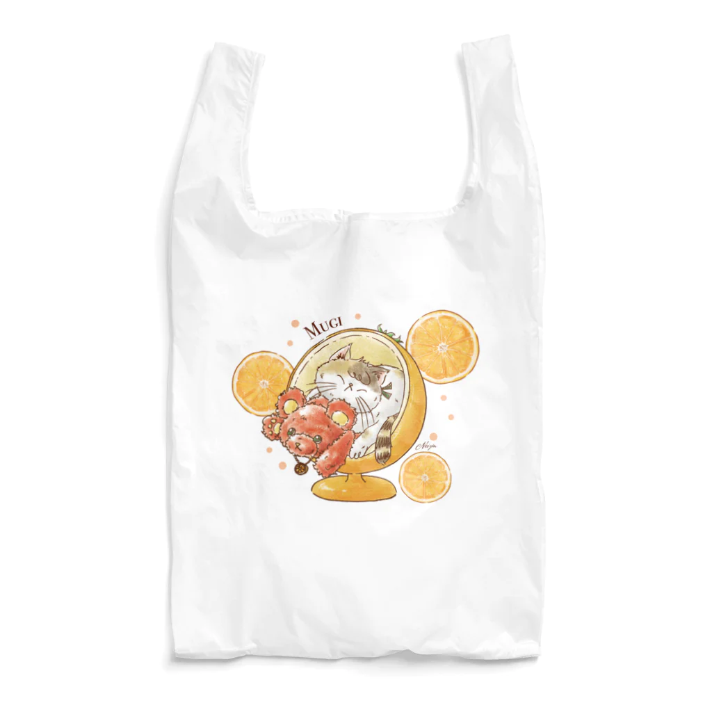 喫茶Noizmのオレンジとむぎ Reusable Bag