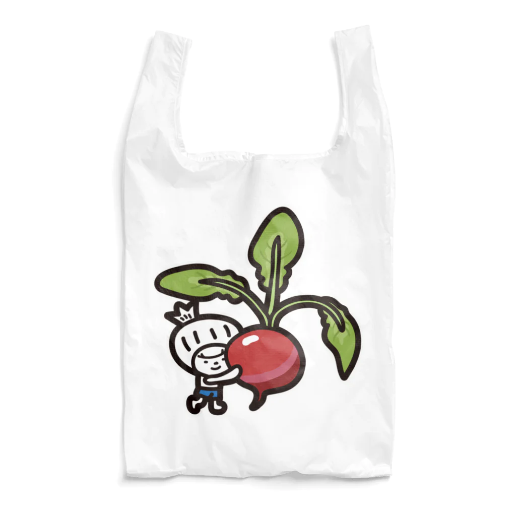 きくのらくがきのラディッシュときく Reusable Bag