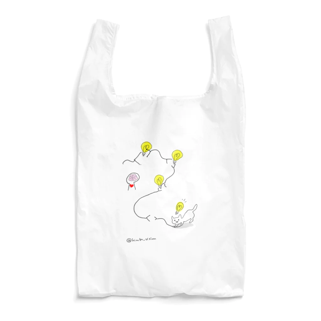 ひろねこさんの冒険*♡･゜のひらめきの連鎖*♡ Reusable Bag