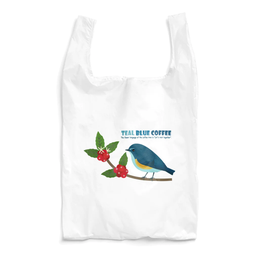 Teal Blue CoffeeのTeal Blue Bird エコバッグ