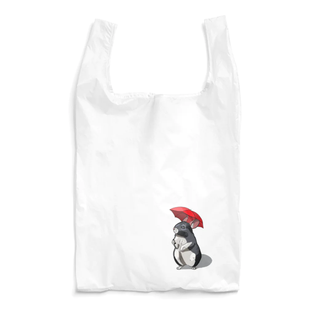 Pica.pica屋の雨の日チンチラ Reusable Bag