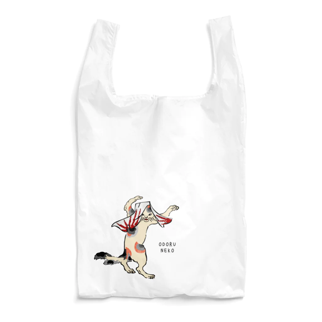 INIの浮世絵　踊る猫 Reusable Bag