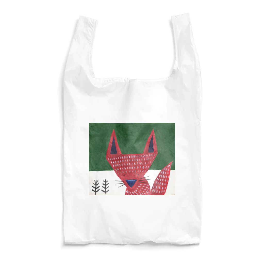 Kumano Shopの赤いキツネさん Reusable Bag