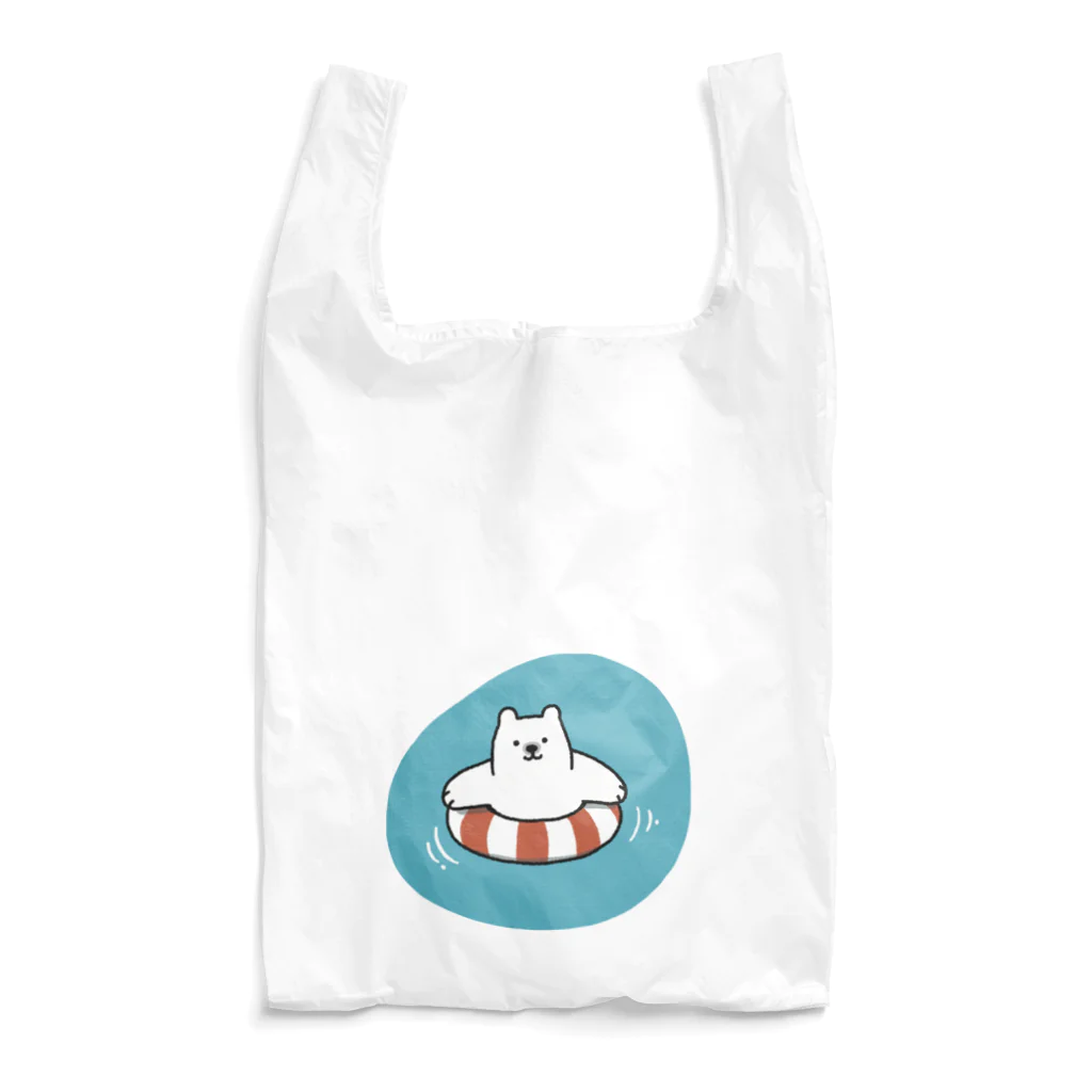 ホーリーモーリーギャラリーのぷかぷか浮かぶしろくまくん Reusable Bag