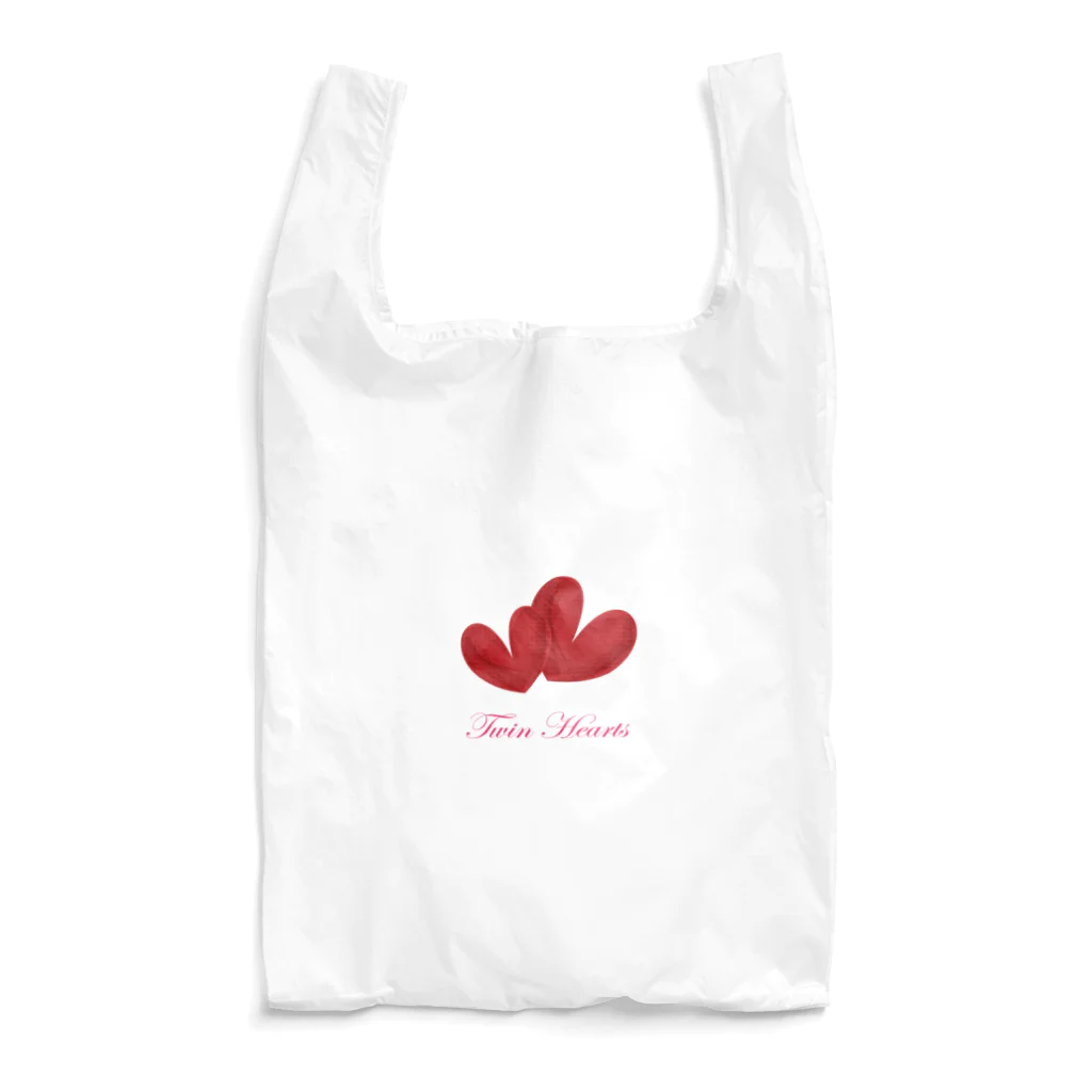 savannahのTwin Hearts Reusable Bag