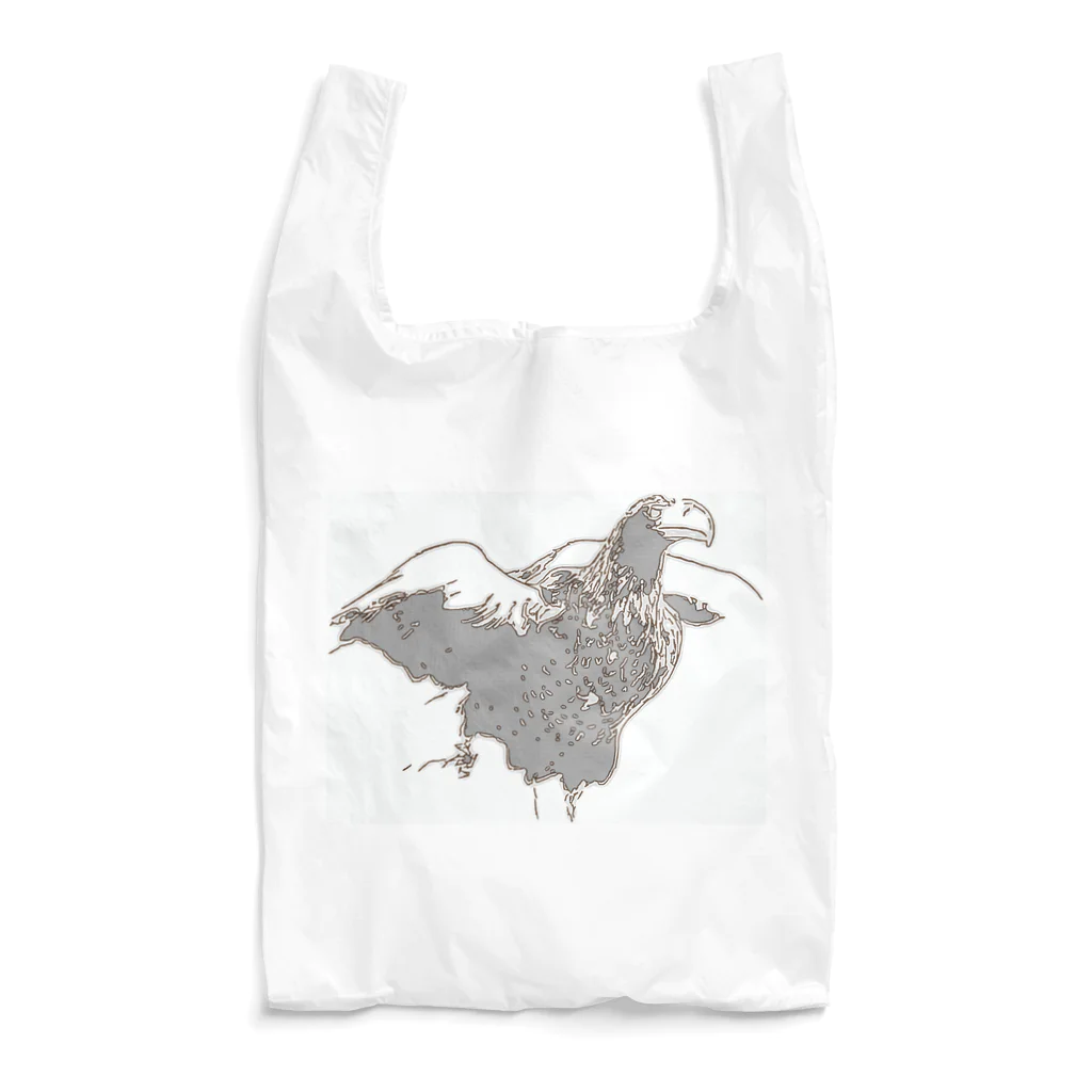 鳥好きショップの02.オオワシ_シリーズ Reusable Bag