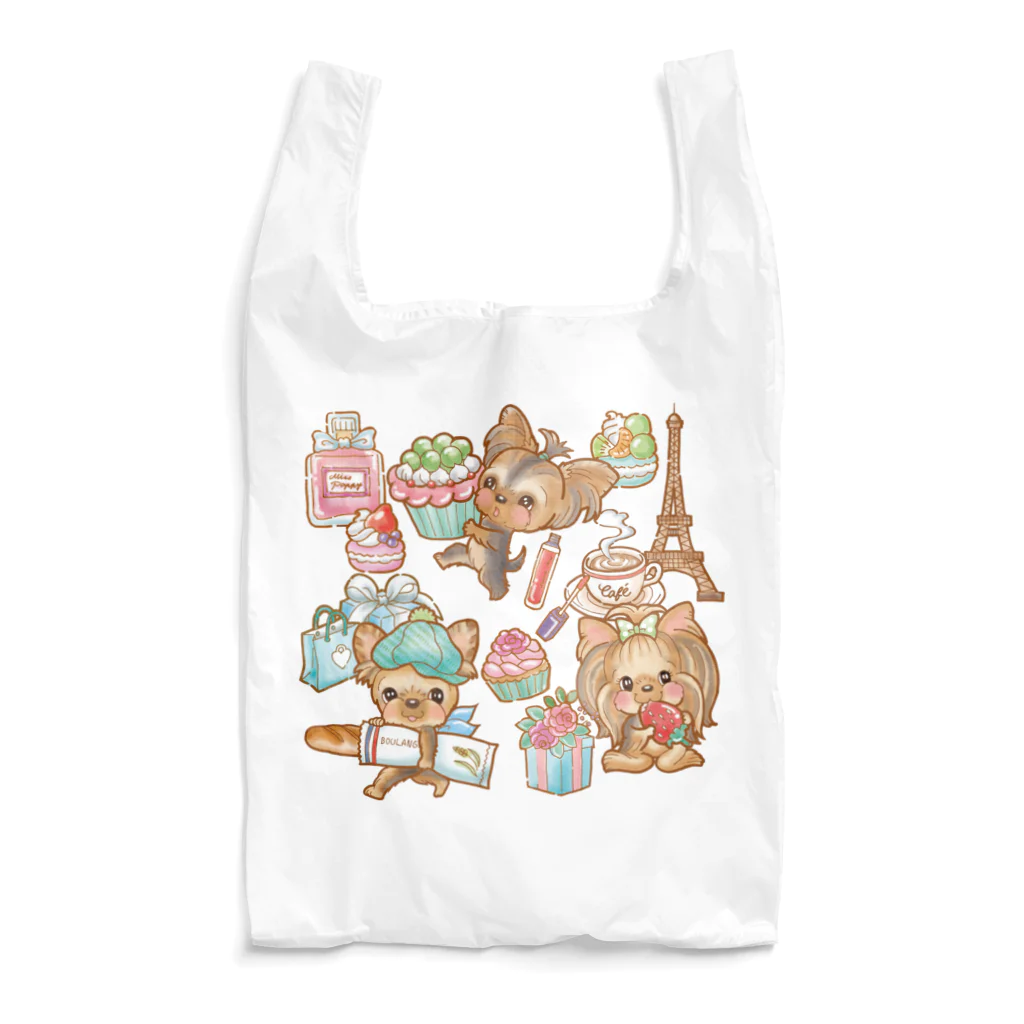 あとりえピノコのパリモードヨーキーちゃん Reusable Bag