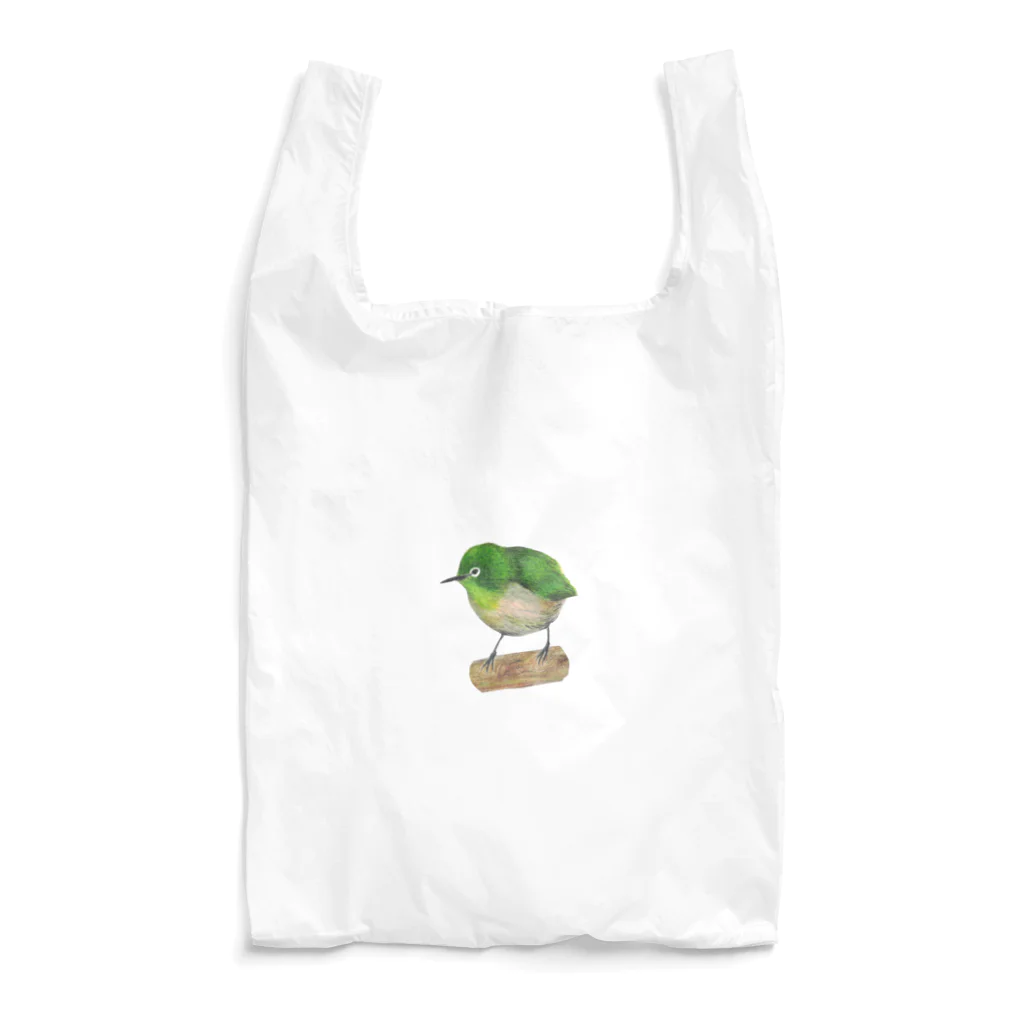 森図鑑の[森図鑑] メジロ Reusable Bag