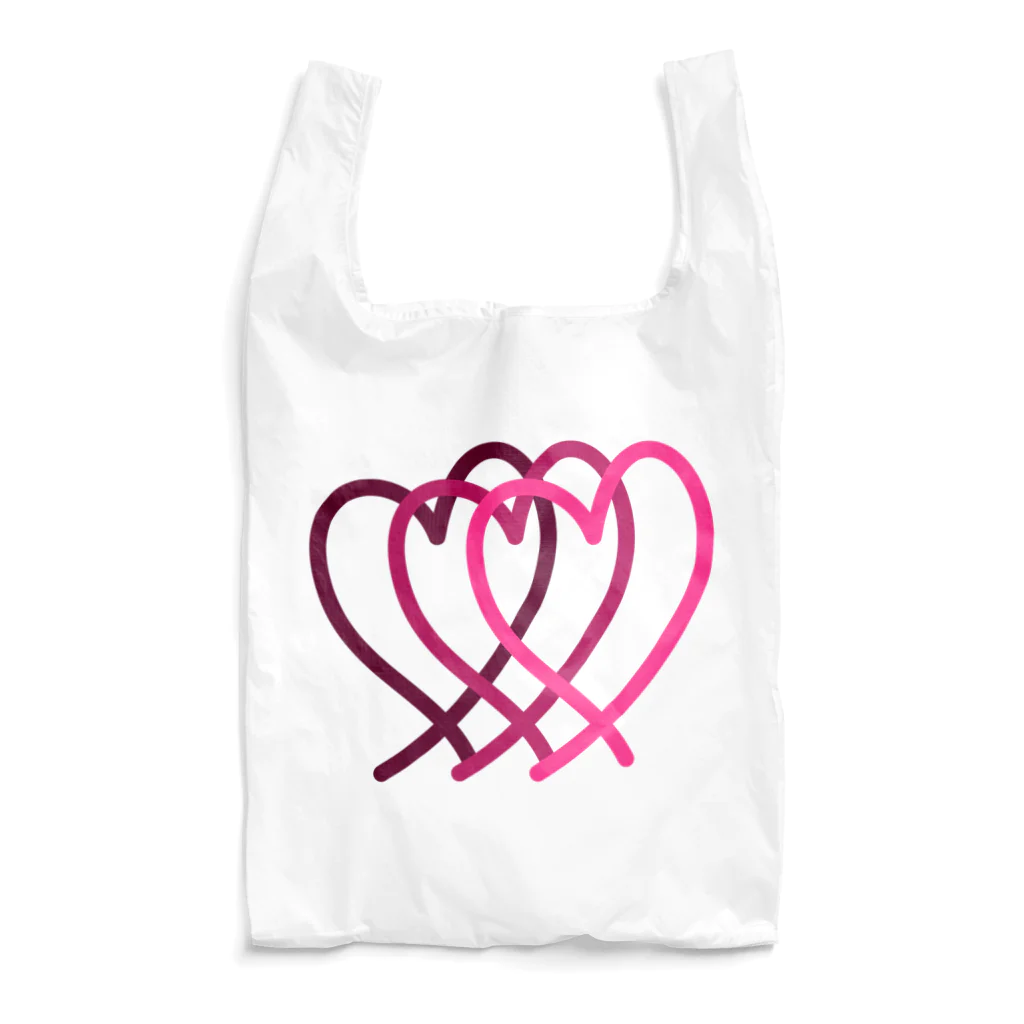 2n3n designのハート （ビッグ） Reusable Bag