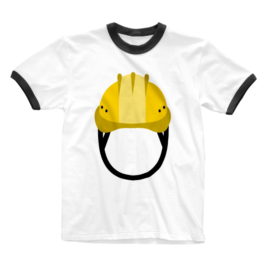 工事現場の安全ヘルメットイラスト マニアックなモノシリーズ Illust Designs Labのリンガーtシャツ通販 Suzuri スズリ