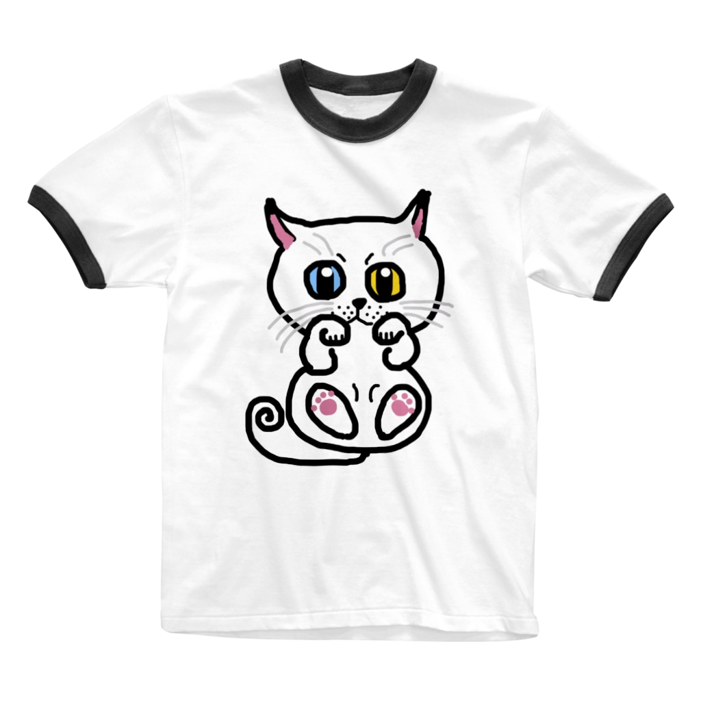 イカ耳cat Tadatyamamiのリンガーtシャツ通販 Suzuri スズリ