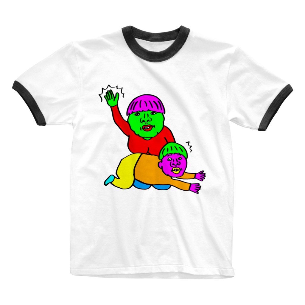 お尻ペンペン 右手リアンうめもと公式 Umemoto66 のリンガーtシャツ通販 Suzuri スズリ