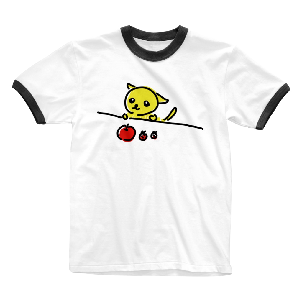 akane_art（茜音工房）のフルーツチワワ Ringer T-Shirt