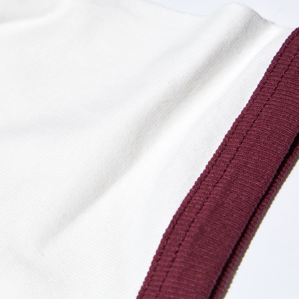 髙山珈琲デザイン部のレトロポップロゴ(赤) Ringer T-Shirt is made of 100% cotton
