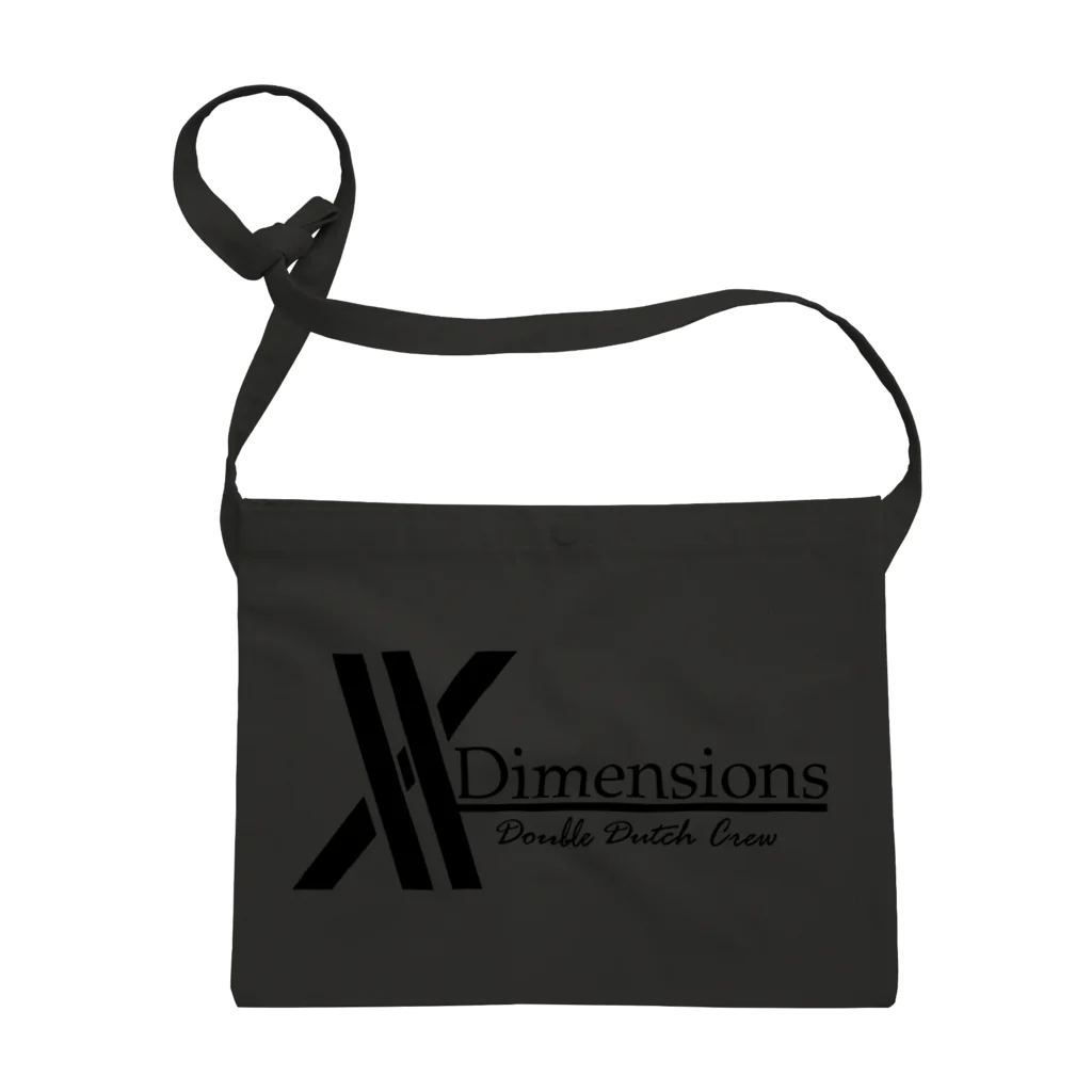 X-Dimensions team goodsのX-Dimensions logo サコッシュ
