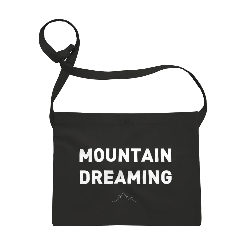 grat craftのMOUNTAIN DREAMING (white text) サコッシュ