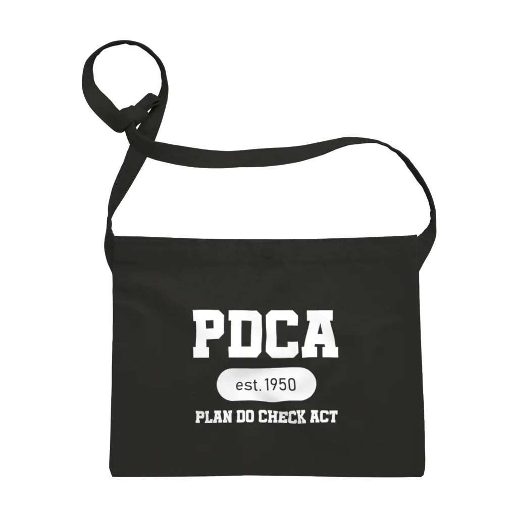 ゴンのPDCA（白） サコッシュ