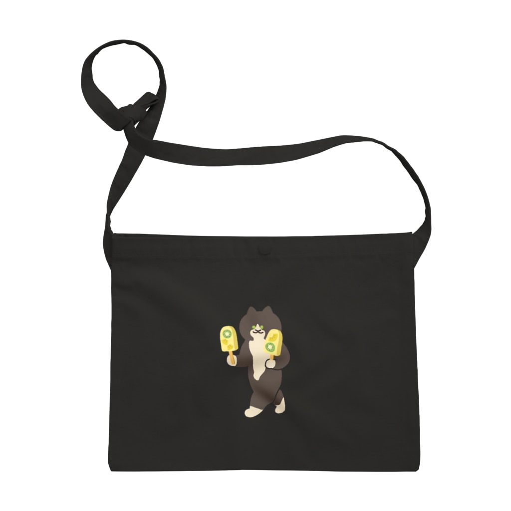 SUIMINグッズのお店のトロピカルアイスをワイルドに運ぶねこ Sacoche
