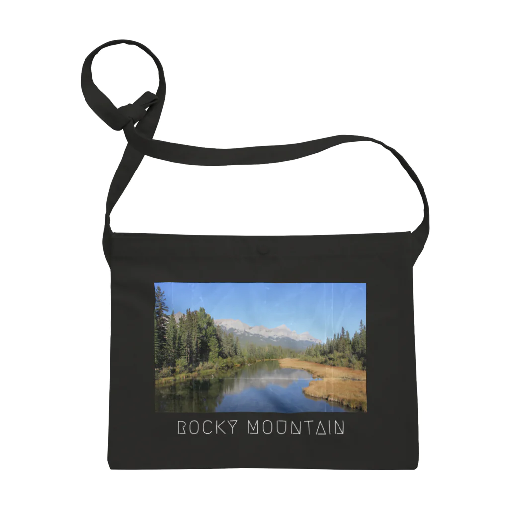 Rami's SouvenirsのROCKY MOUNTAIN - white logo Sacoche