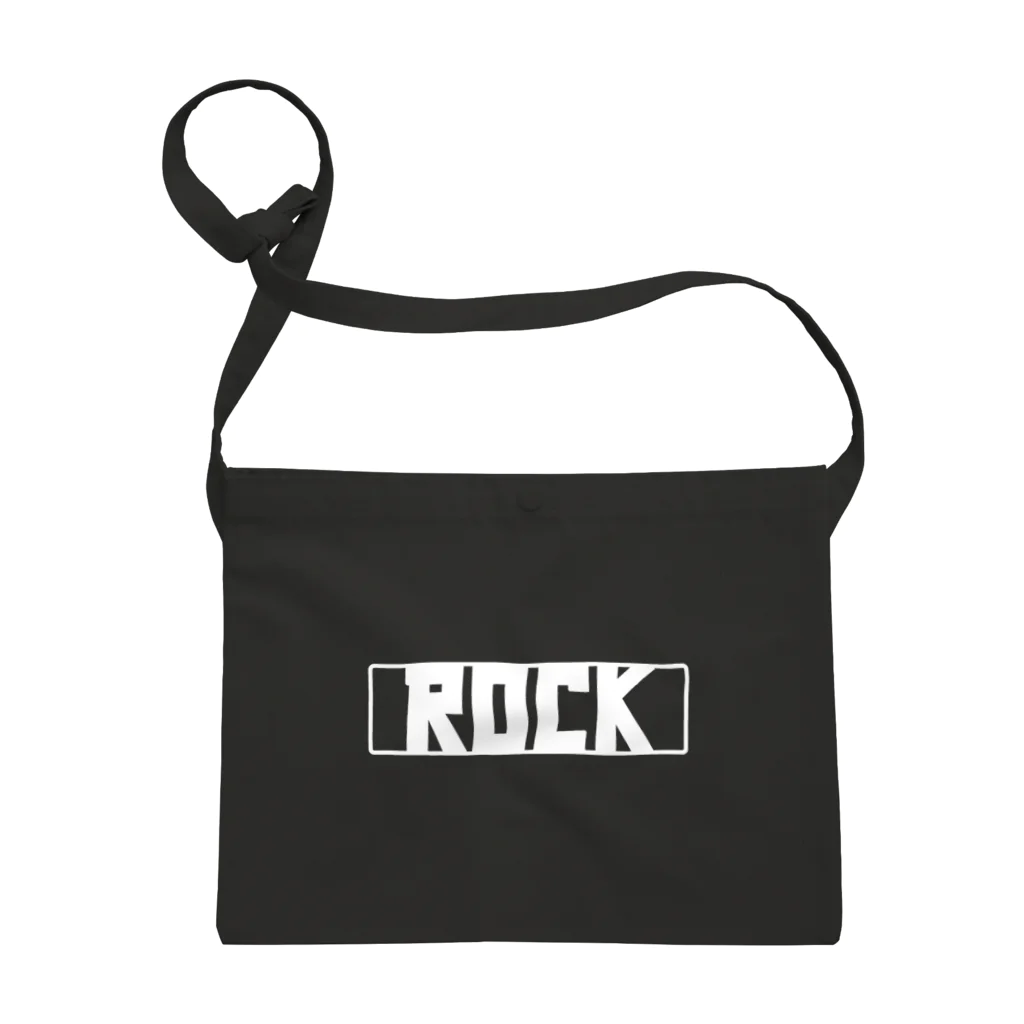 More want Rock!のBOX ROCK BLACK サコッシュ