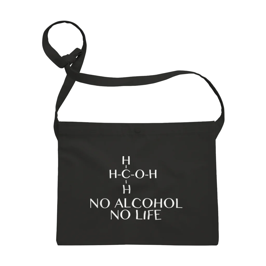 牛のTシャツ屋のNO ALCOHOL NO LIFE サコッシュ