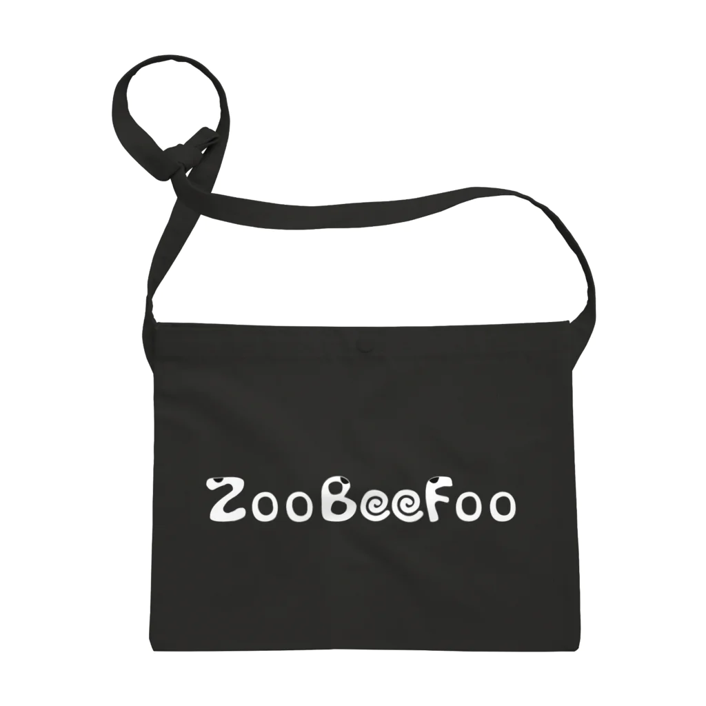 ZooBeeFooのZooBeeFoo白ロゴ サコッシュ