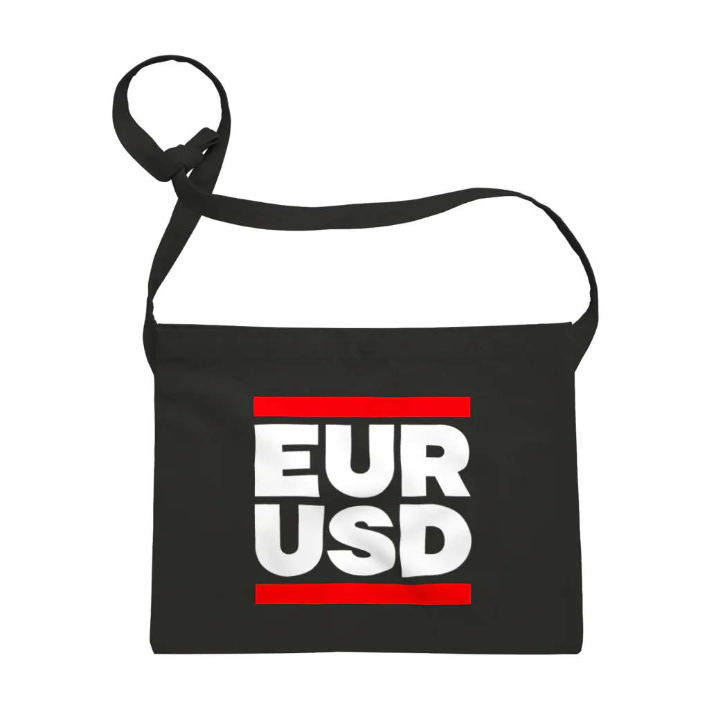 金融投資デザイン　カマラオンテ-ムラサキのユロドル ユーロドル EURUSD FX 為替 両替 　白字白　フォント  トレーダー　トレード　投資家 サコッシュ