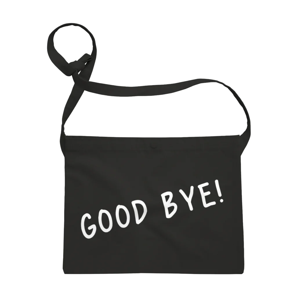 SANKAKU DESIGN STOREのGood Bye! カジュアル白 Sacoche