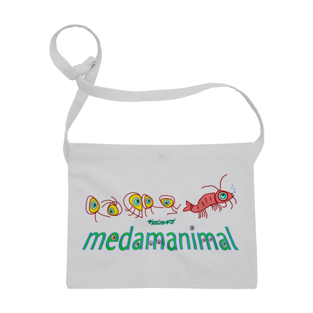 カニホイップのmedamanimal サコッシュ