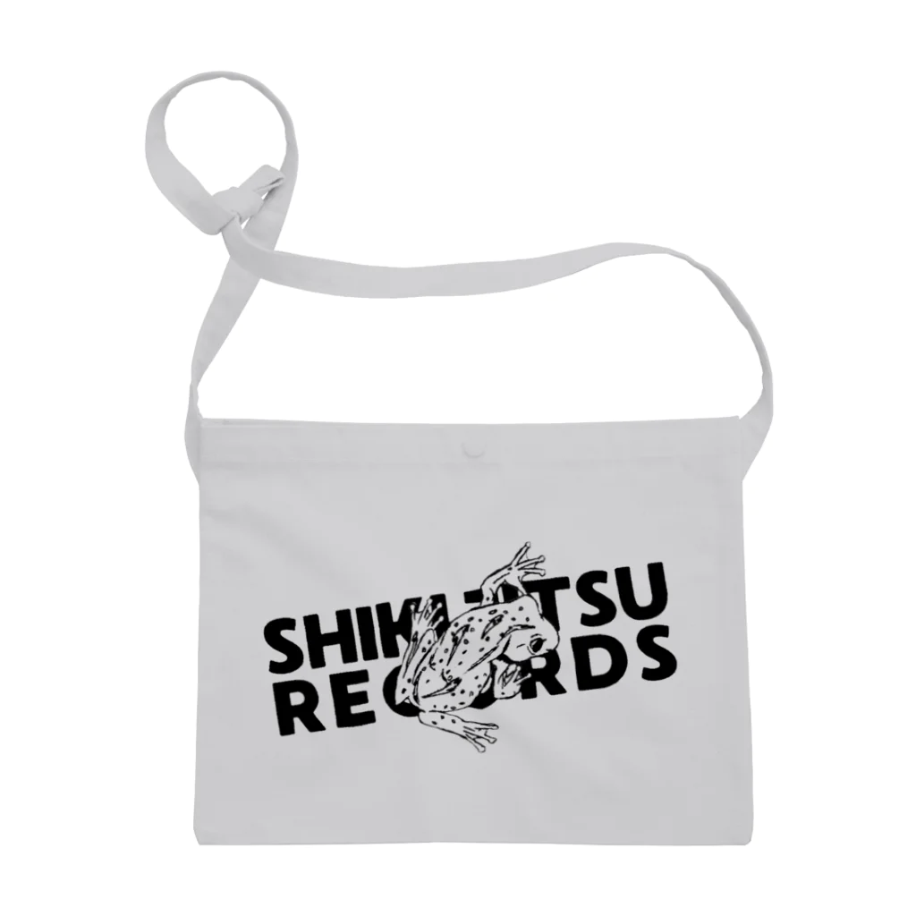 式日レコード - Shukijitsu Recordsの式日レコード／モノクロフロッグ サコッシュ