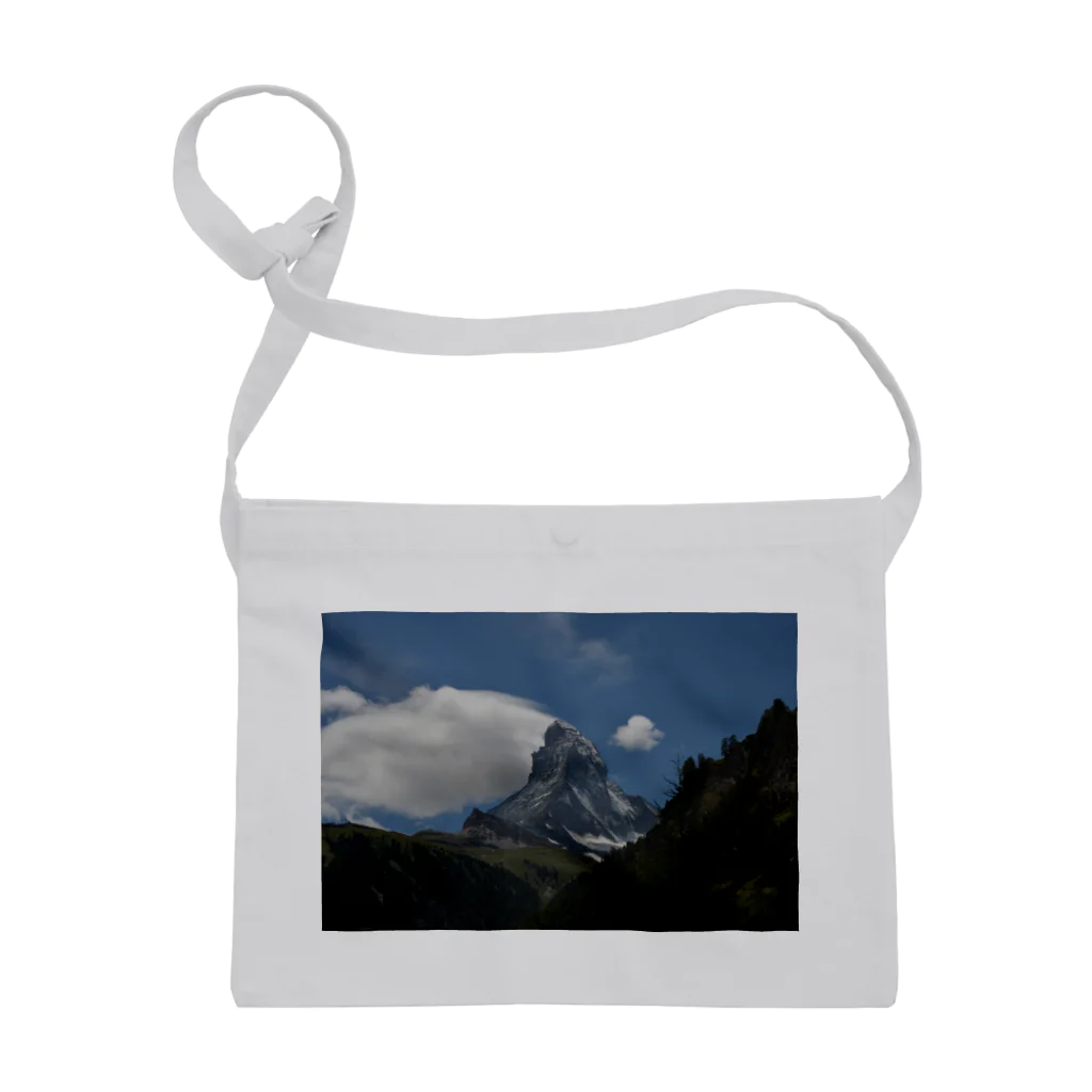 山岳グッズのお店のスイスの風景バッグ　＃001 サコッシュ