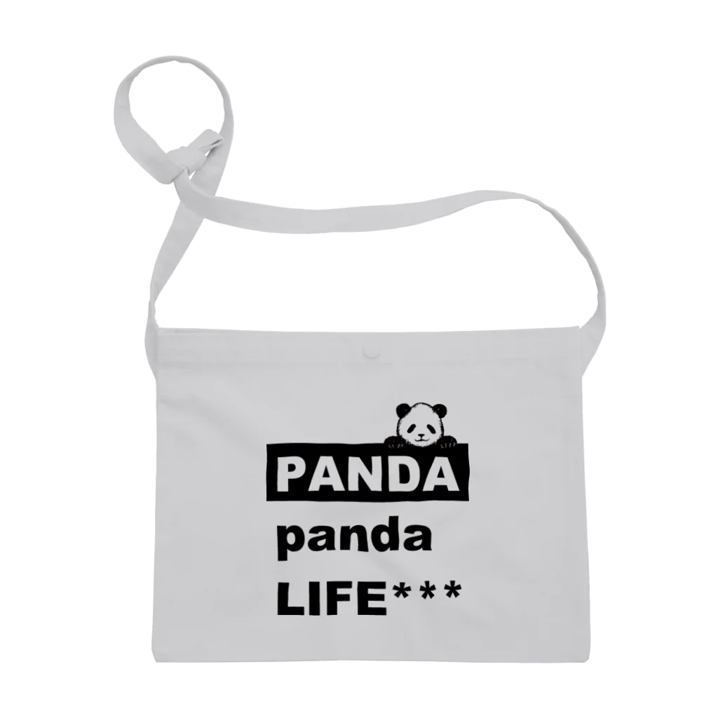 PANDA panda LIFE***ののぞきこみパンダ サコッシュ