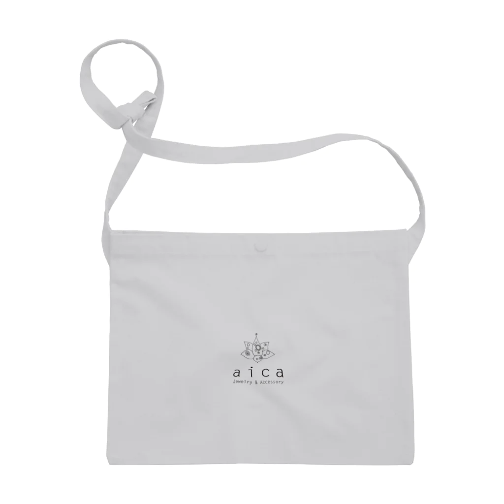 aica suzuri shopのaicaロゴ サコッシュ