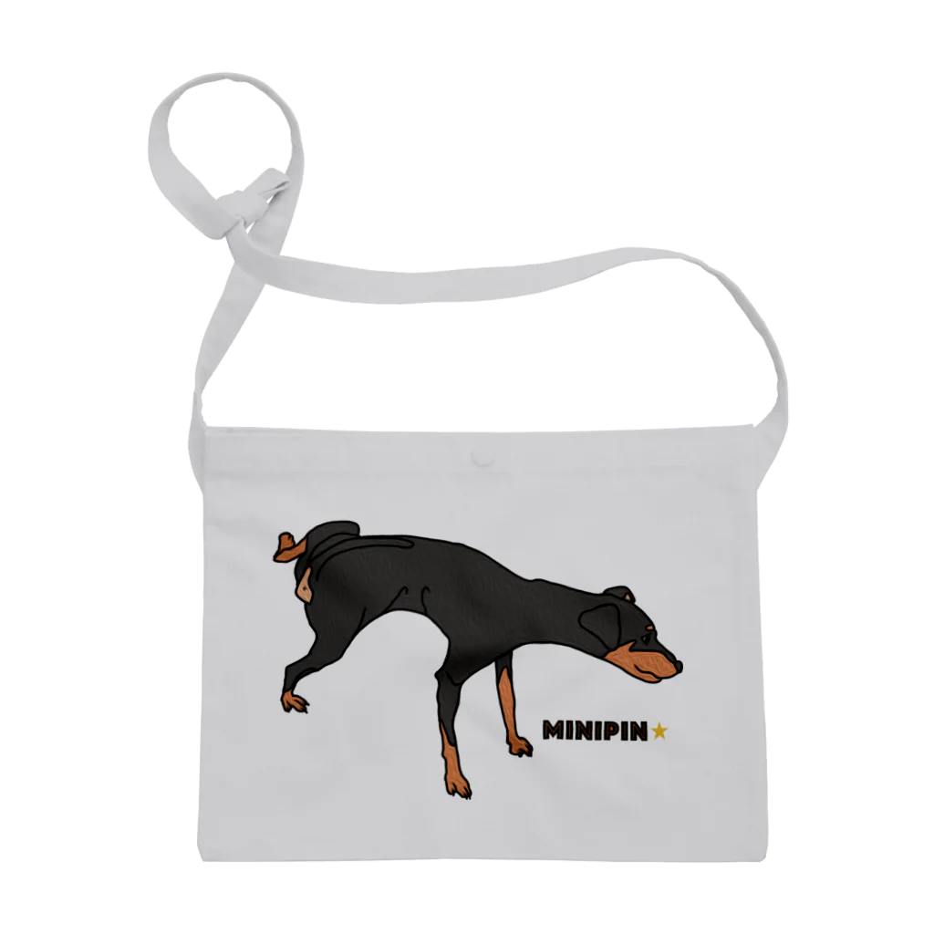 ミニピン クラブ minipin clubのミニチュアピンシャー ミニピン Miniature Pinscher minipin マーキング Sacoche