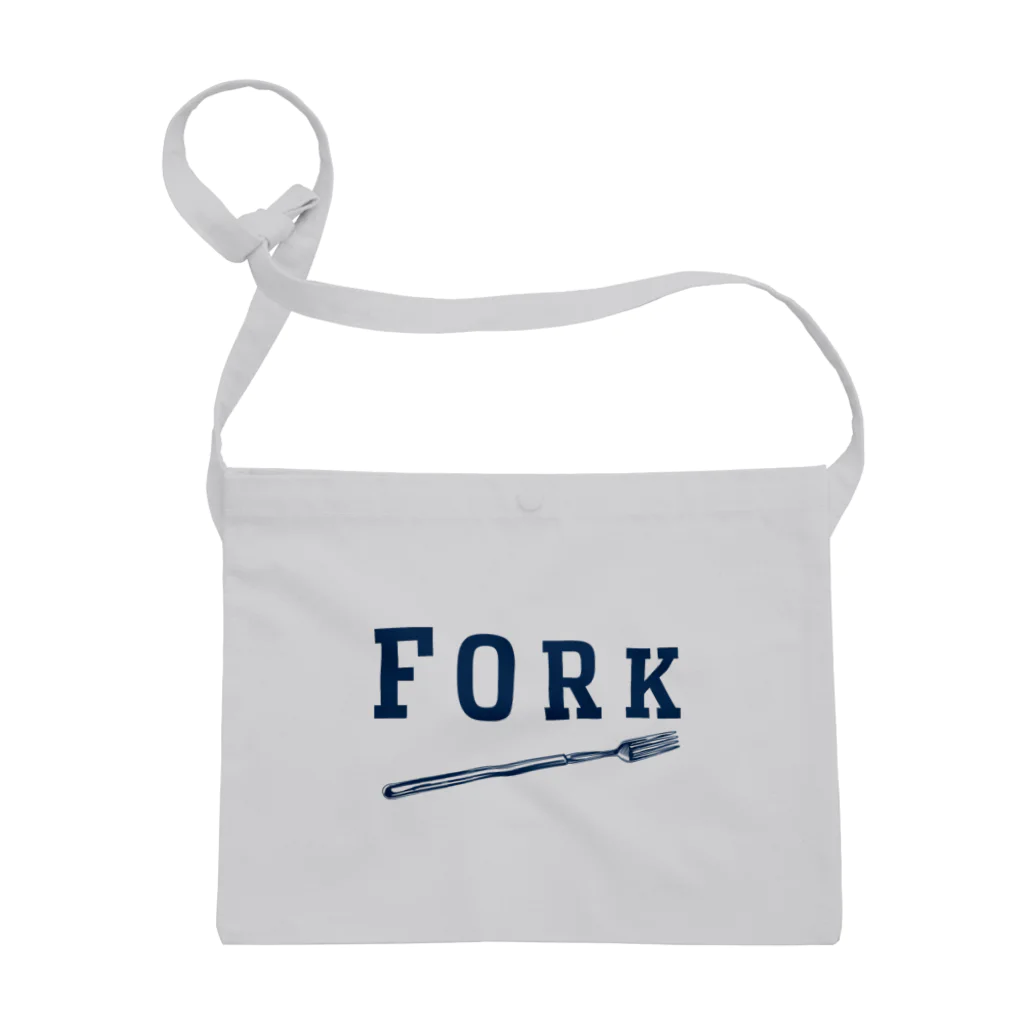 LONESOME TYPE ススのFORK (NAVY) Sacoche