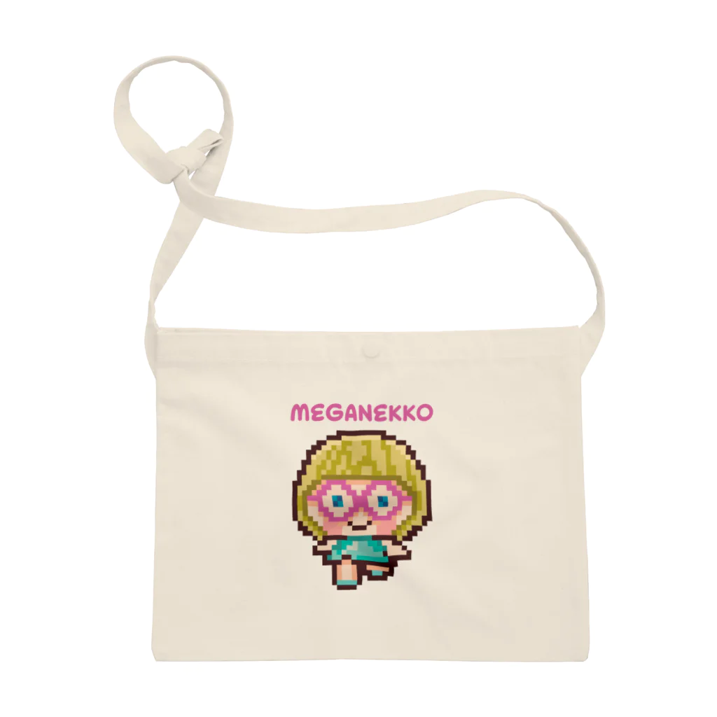 TICTOCのどうぶつショップのめがねっ子（ロゴあり） Sacoche