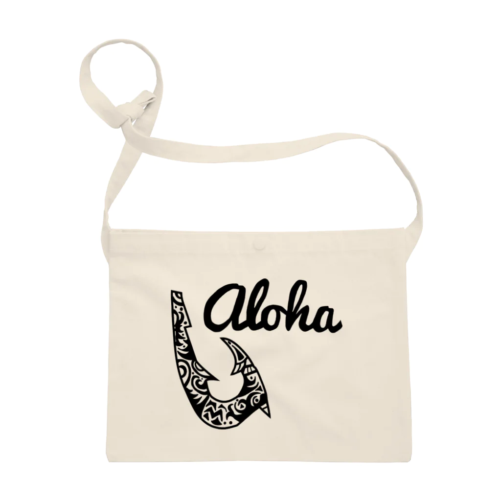 alohacanaのHawaiian Fish Hook Sacoche