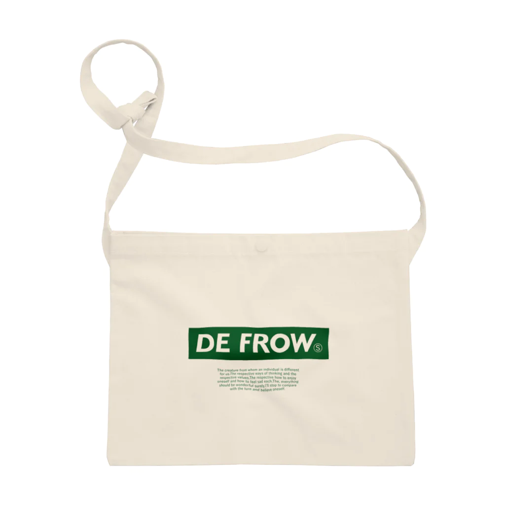 DEFROW のDEFROW サコッシュ グリーン サコッシュ