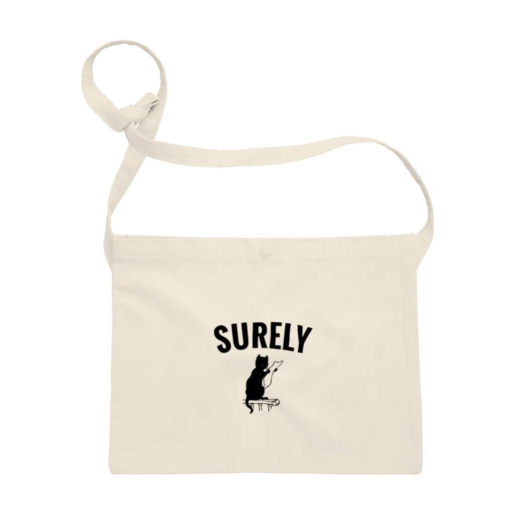 SURELYのsurely 猫 サコッシュ