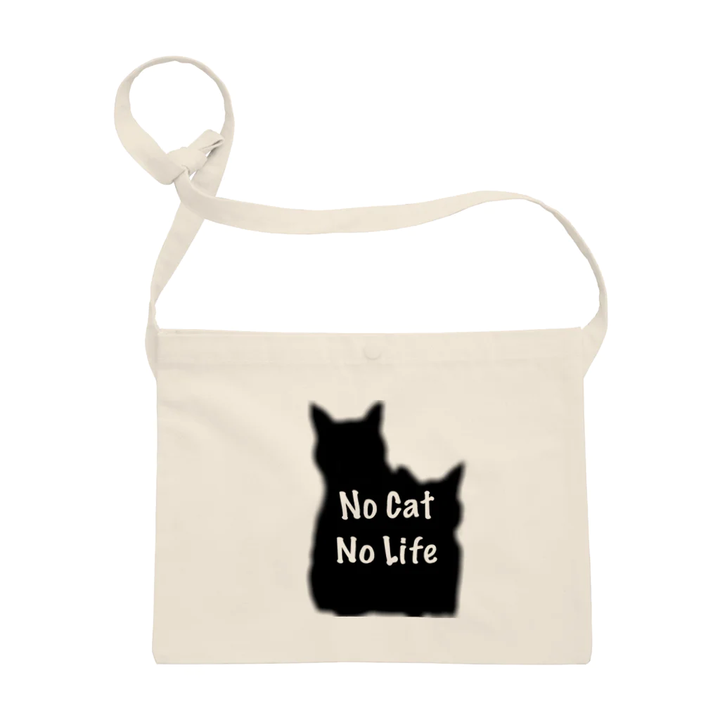 たんぽぽの家のNo Cat No Life サコッシュ