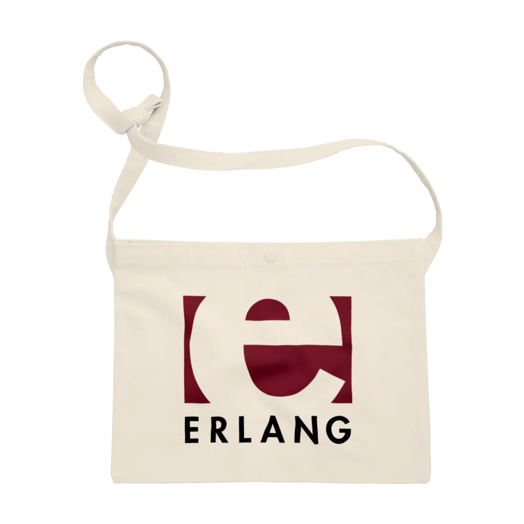 Erlang and Elixir shop by KRPEOのErlang logo サコッシュ