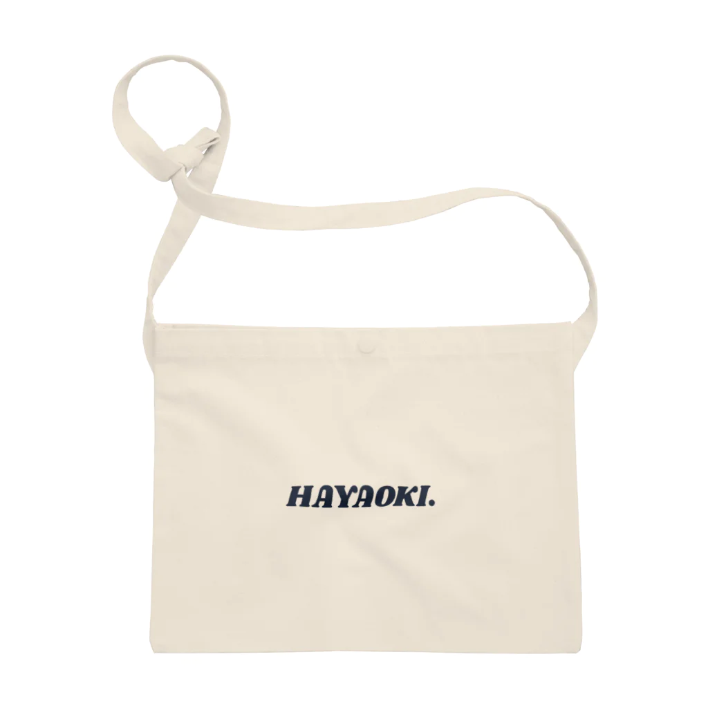 HAYAOKI.のHAYAOKI.ロゴグッズ サコッシュ