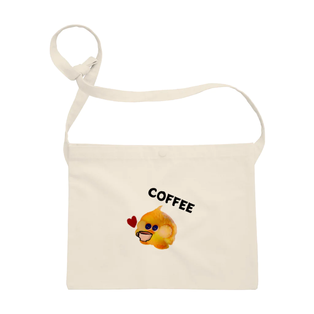 SquareHeadFactoryのMaru　CoffeeTime サコッシュ